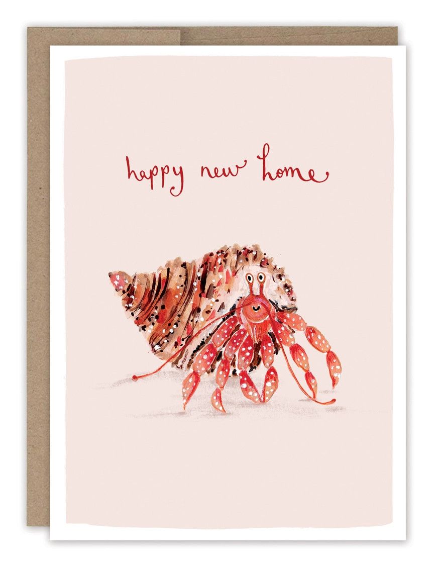 Hermit Crab | New Home Card