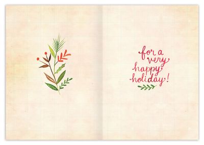 Winter Cabin | Holiday Card