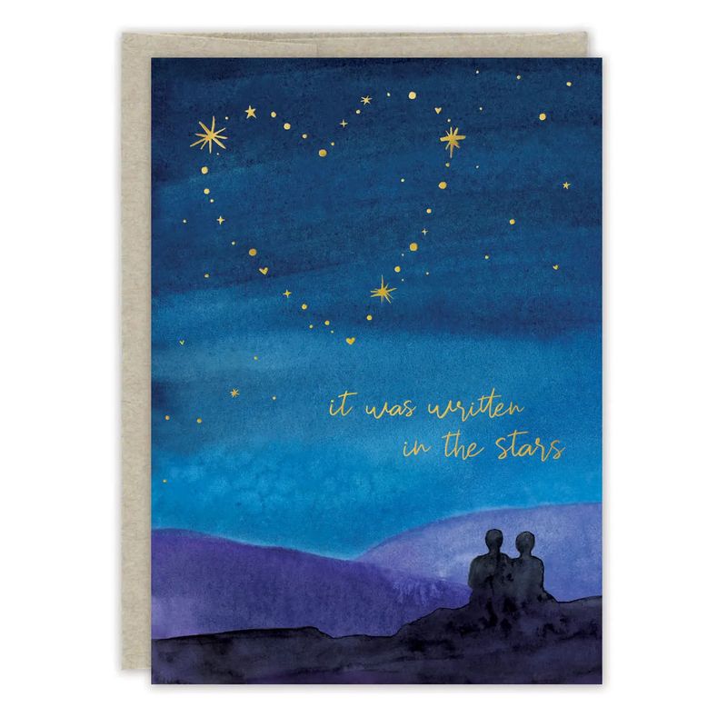 Written In The Stars | Wedding Card