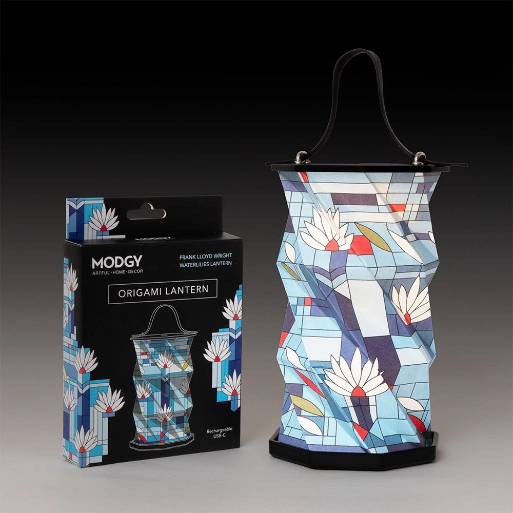Frank Lloyd Wright Waterlilies Origami Lantern