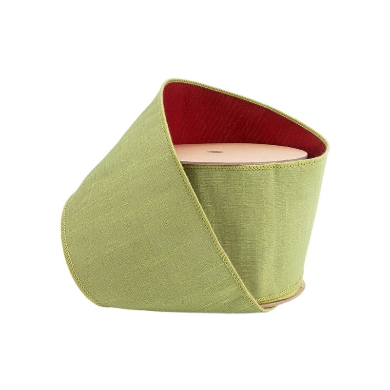 Wired Double-fused Dupioni Ribbon 10 Yard Roll