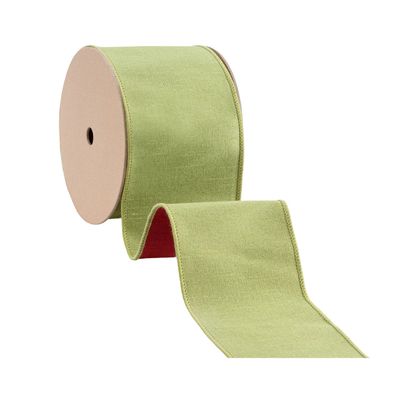 Wired Double-fused Dupioni Ribbon 10 Yard Roll