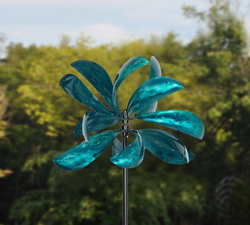 LUMINOUS MONTANA WIND SPINNER - TURQUOISE