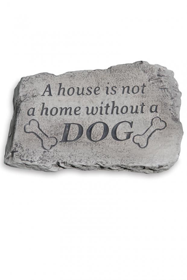 STEPPING STONE 10IN - A HOUSE IS NOT A HOME - DOG