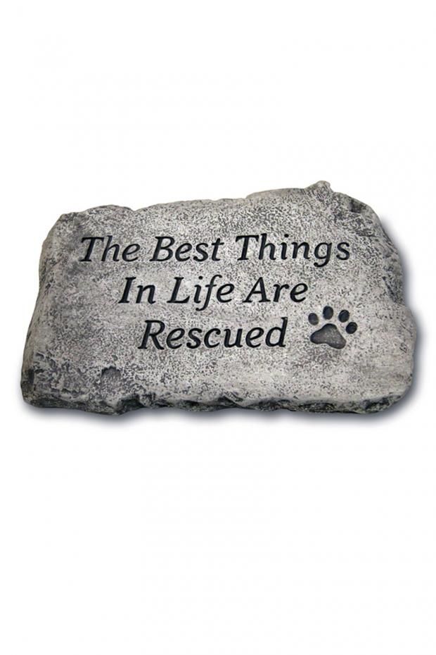 STEPPING STONE 10IN - THE BEST THINGS IN LIFE ARE RESCUED