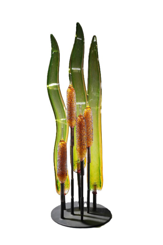 CATTAIL LEAF - GARDEN GLASS