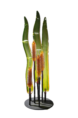 CATTAIL LEAF - GARDEN GLASS
