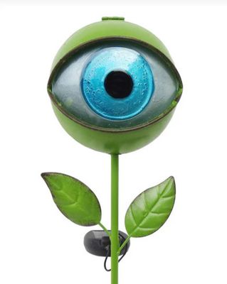 Solar Lighted Eyeball Stake - Large
