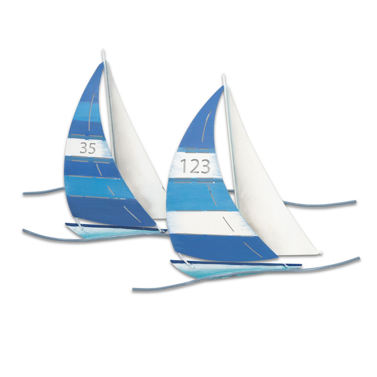 SAILBOATS DUO BLUE TONE