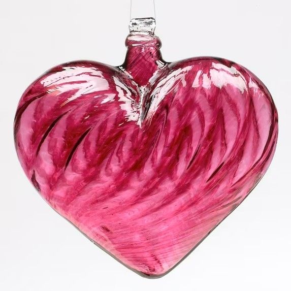 3&quot; HEART ORNAMENT - PINK