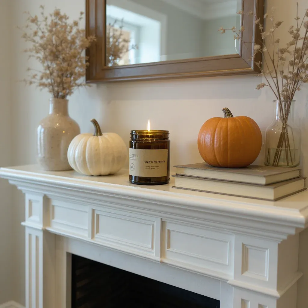 AMBER GLASS 8 OZ CANDLE | ORANGE BLOSSOM