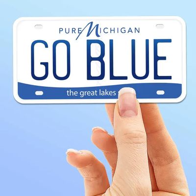 GO BLUE MICHIGAN STICKER