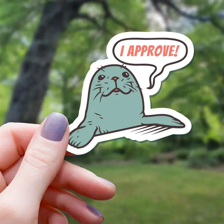 SEAL OF APPROVAL STICKER