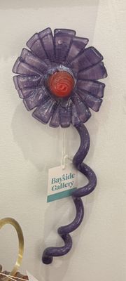 STAN FLOWER W/GLASS STEM (SMALL)