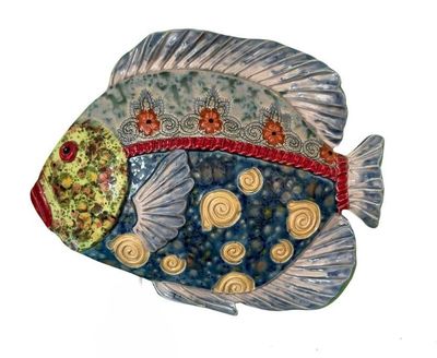 SPIRAL SEA ANGEL WALL ART FISH