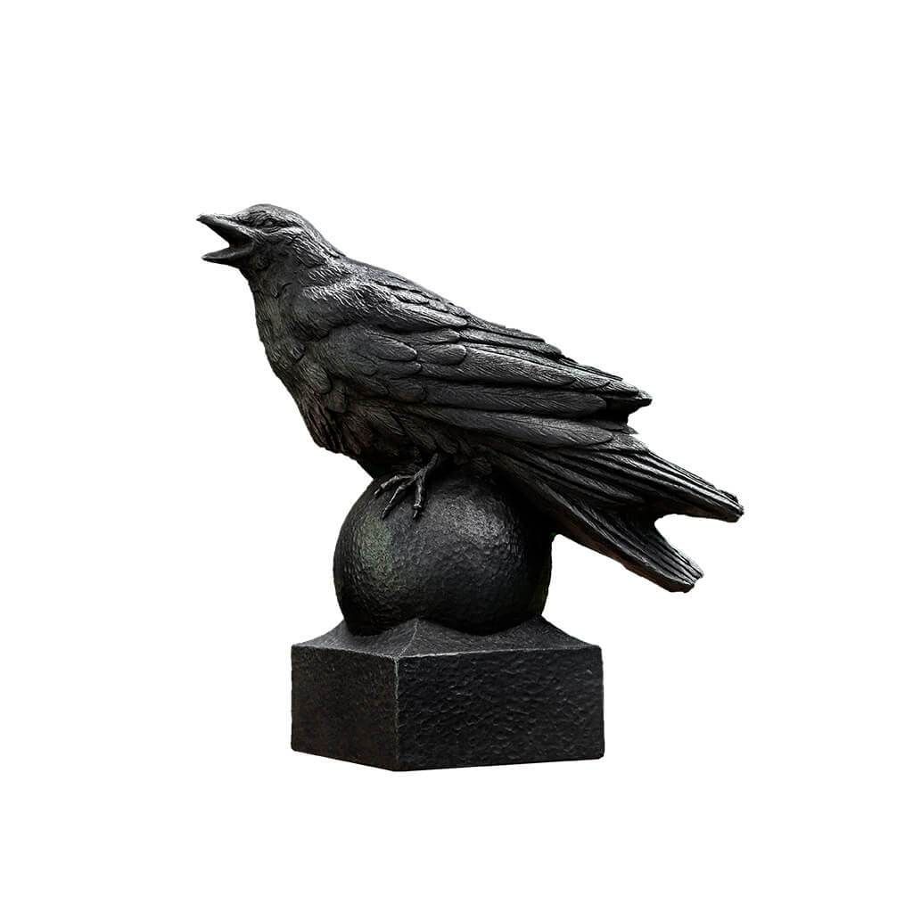 CORVUS STONE STATUE IN NERO NUOVO