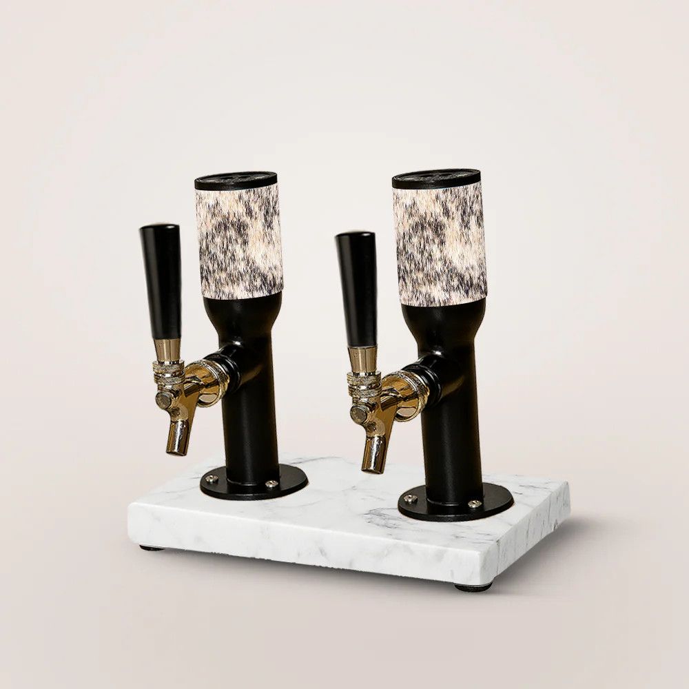 MARBLE DOUBLE WHISKEY TOWER - BASIC BRINDLE