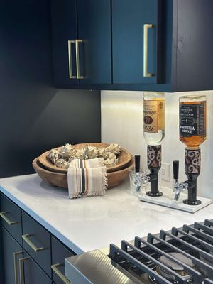 MARBLE DOUBLE WHISKEY TOWER - BASIC BRINDLE