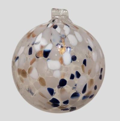 6&quot; HOLIDAY CALICO BALL PEACE