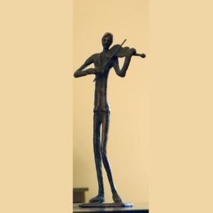 JAZZY MUSICIAN SCULPTURE - VIOLIN