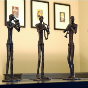 JAZZY MUSICIAN SCULPTURE - TRUMPET