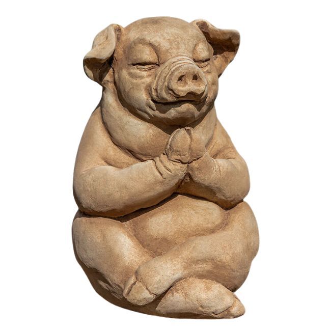 ZEN PIG STONE STATUE