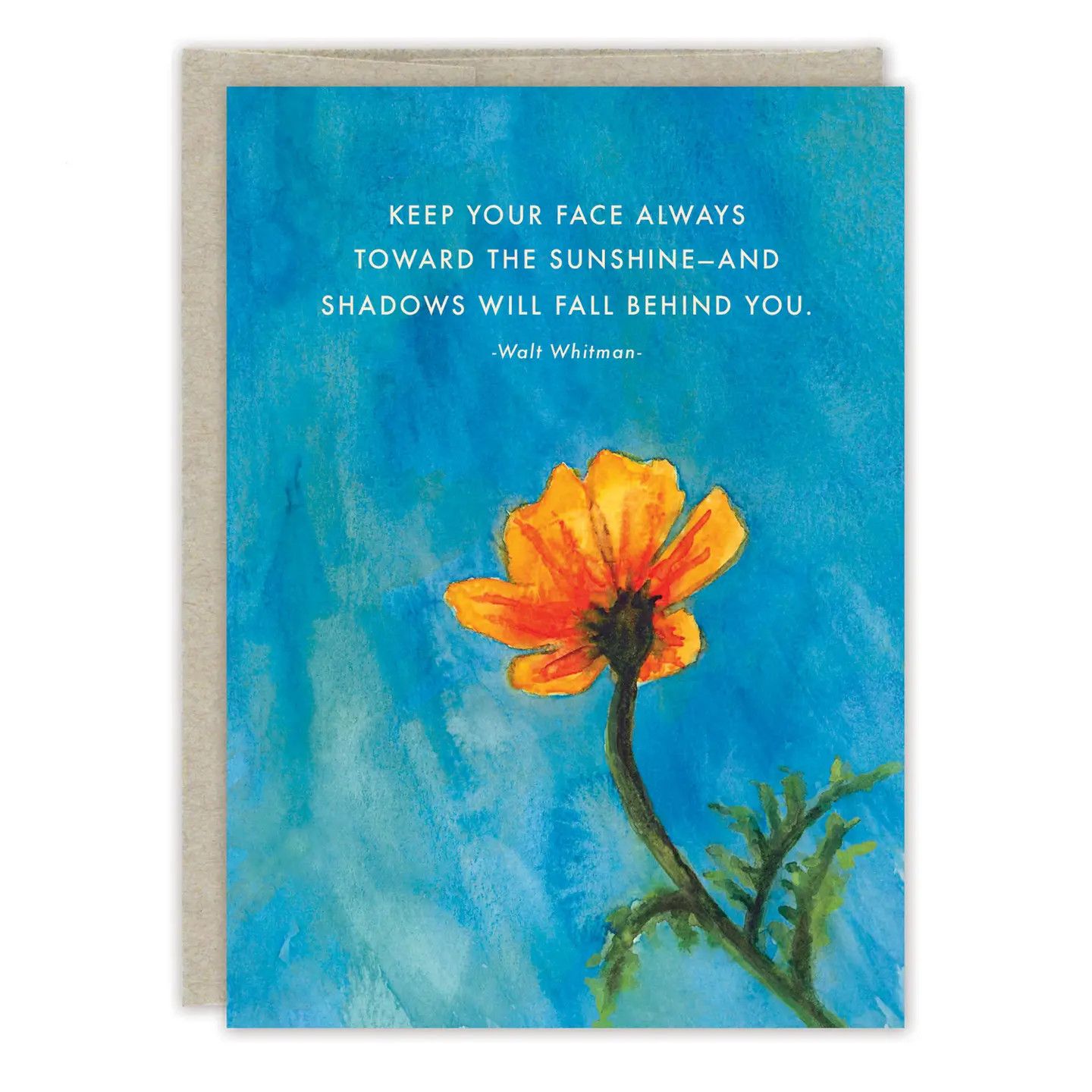 Marigold Encouragement Card