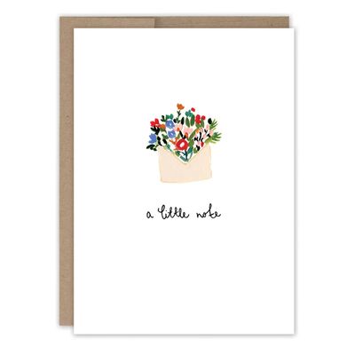 A Little Note Blank Card