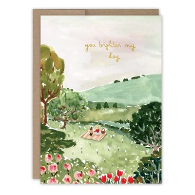 Picnic Scene Friendship Card