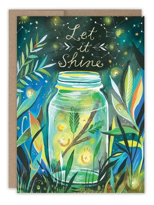 Firefly Jar Birthday Card