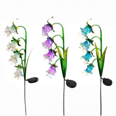 Bluebell Glass Solar Stake -