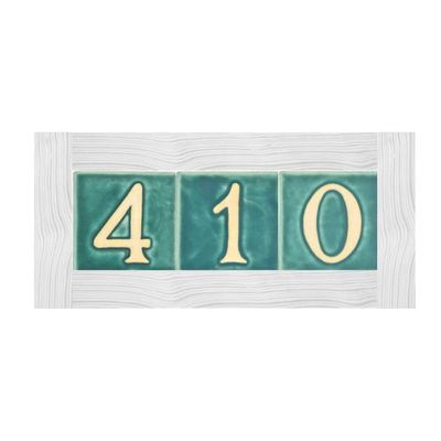 3 TILE HOUSE NUMBER FRAME