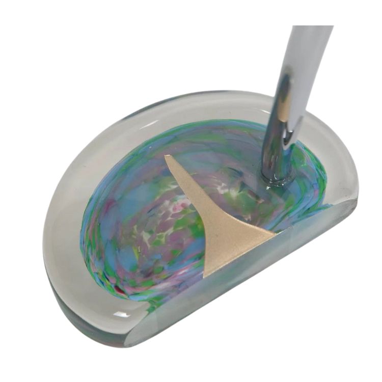 MALLET STYLE GLASS PUTTER - MONET LEFT 35