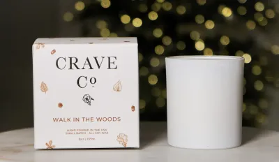 BOXED CANDLE 8 OZ - WALK IN THE WOODS