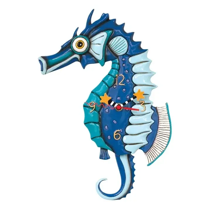 CLOCK - SALTY SEAHORSE