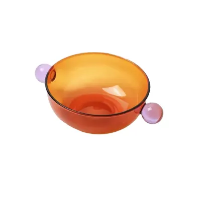 Borosilicate Glass  Dessert Bowl - Brown
