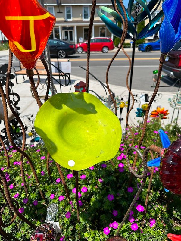 BIRDBATH MEDIUM  - GARDEN GLASS SCULPTURE