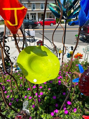 BIRDBATH MEDIUM  - GARDEN GLASS SCULPTURE