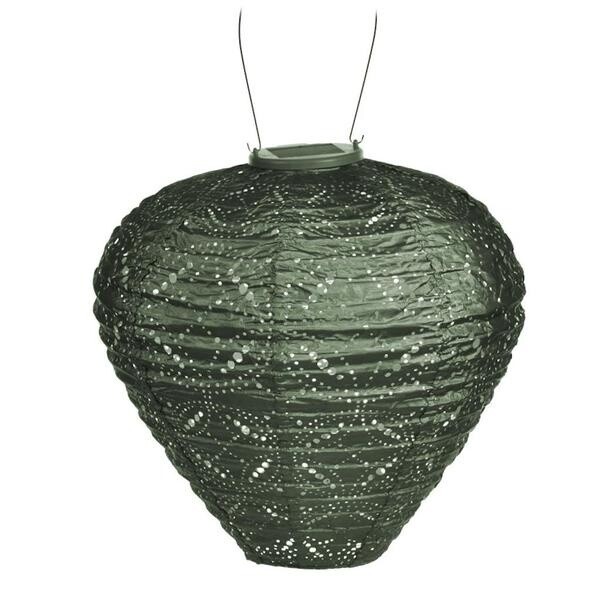 LUMIZ  Indoor / Outdoor Balloon Mandela Lantern, Green