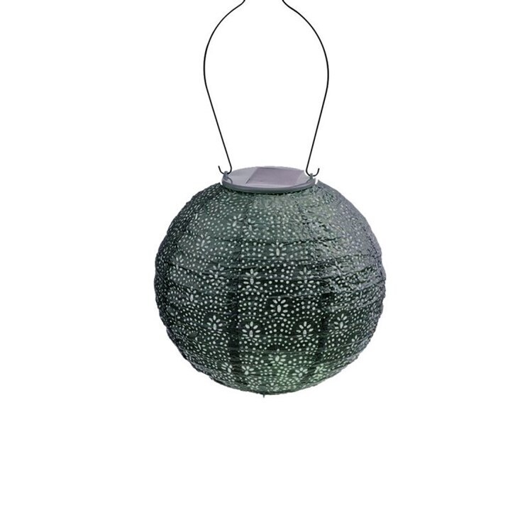 LUMIZ Indoor / Outdoor Round Fan Lantern, Green
