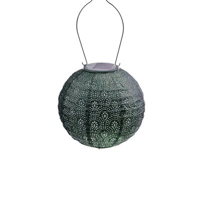 LUMIZ Indoor / Outdoor Round Fan Lantern, Green
