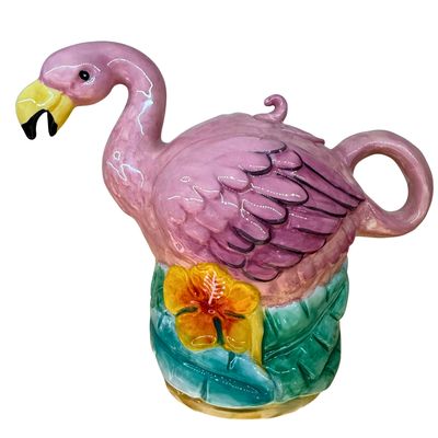 SUMMER FUN FLAMINGO TEAPOT