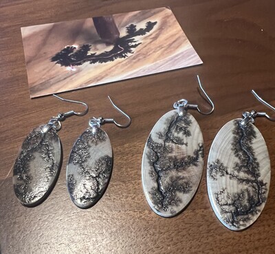 EARRING - FRACTAL BURN - MEDIUM