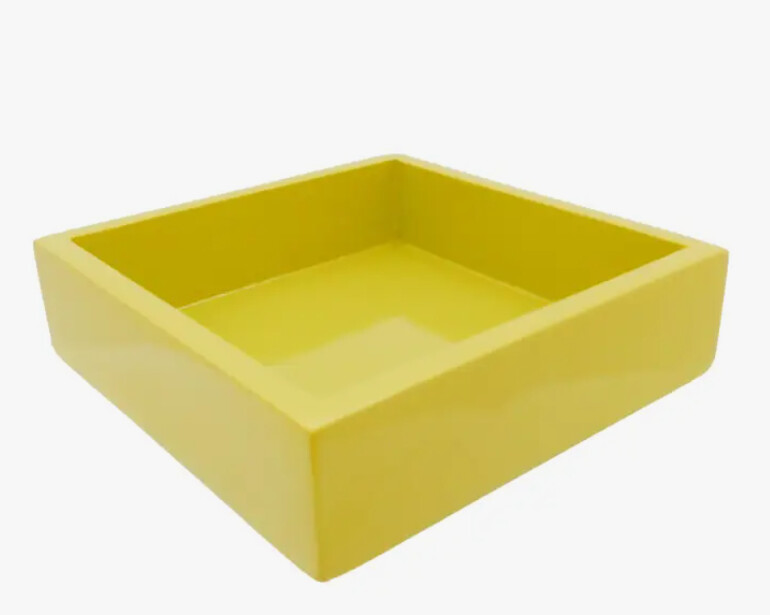 CITRINE BAMBOO COCKTAIL NAPKIN HOLDER
