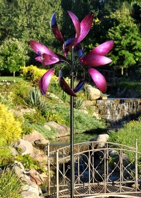 WINDEMERE METAL WIND SPINNER - PURPLE