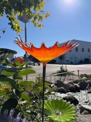 SPLASH BIRDBATH BOWL ORANGE