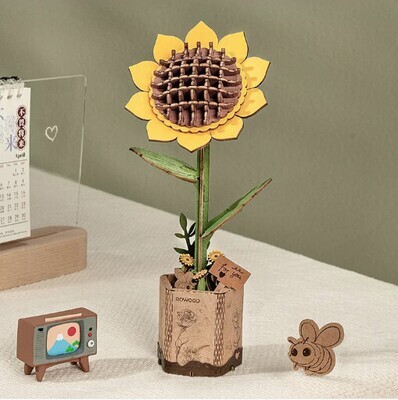 SUNFLOWER WOODEN PUZZLE