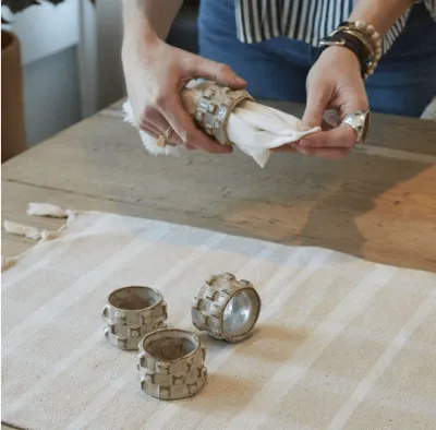 Tayrona Napkin Rings - Set of 4