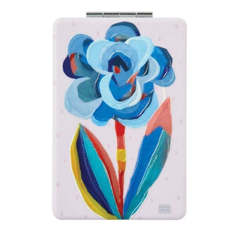 COMPACT MIRROR BLUE BLOOM