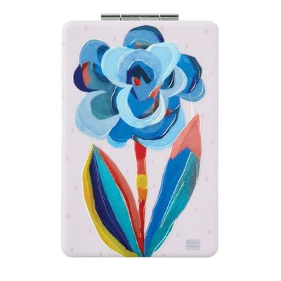 COMPACT MIRROR BLUE BLOOM